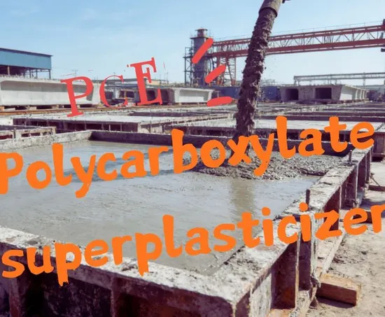 Polycarboxylate Ether Superplasticizer 20-30% Water Reduction Rate Concrete Admixture 50% PCE