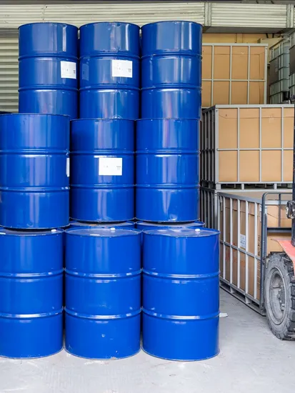 Trietilenoglicol (TEG) com pureza de 99,9%, certificado pela ISO para soluções desidratantes, em tambor de aço de 200 L
