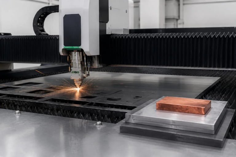 CNC cutting machine compliance boundary illustration