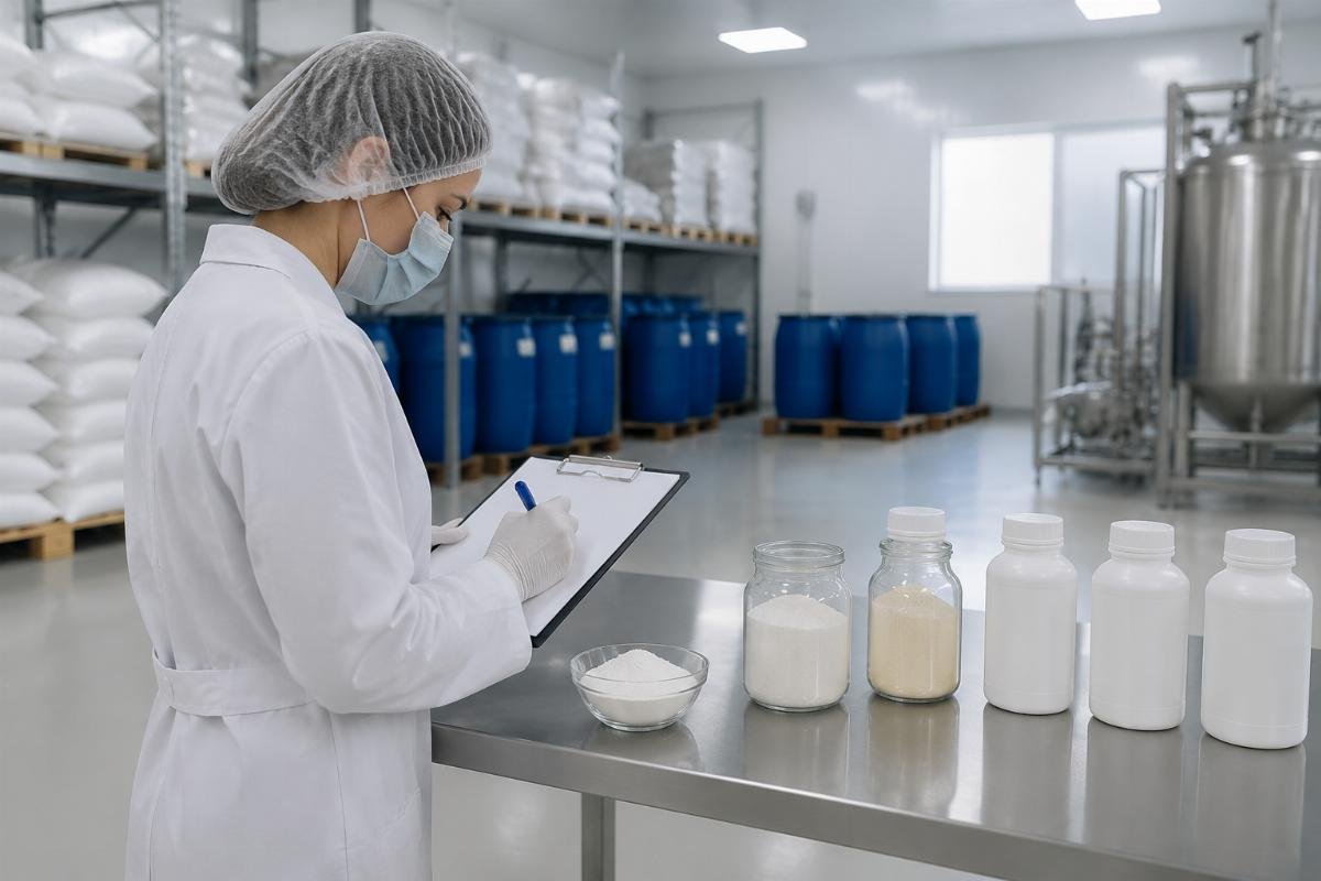 Regulatory compliance checklist for food additive shipments