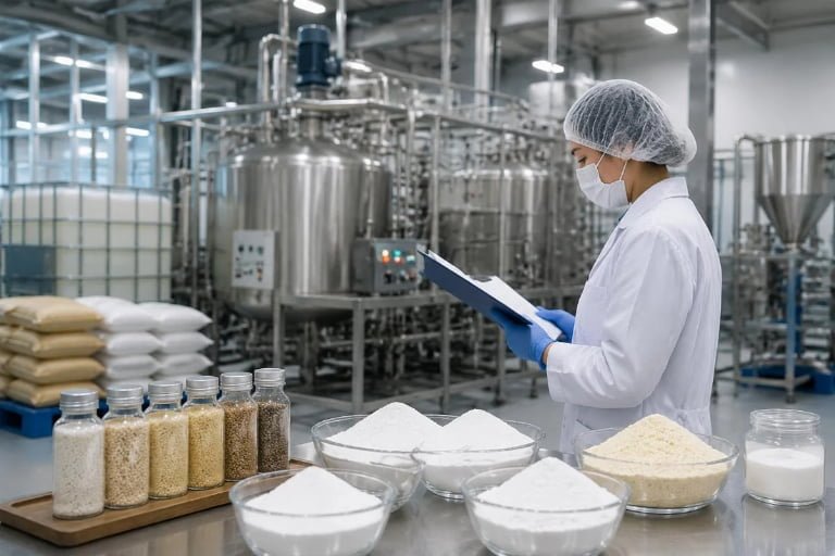 Cross-industry food additives applications with compliance documentation