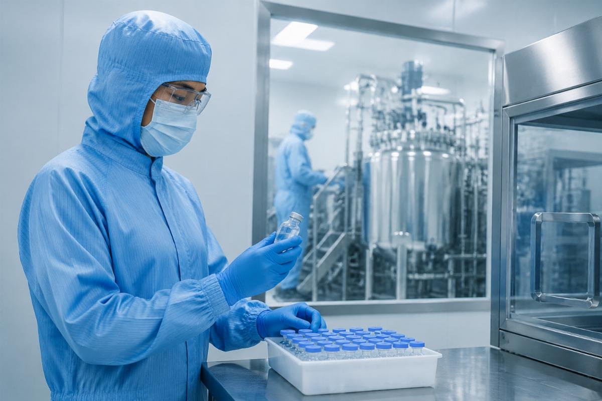 GMP facility certification and quality control systems