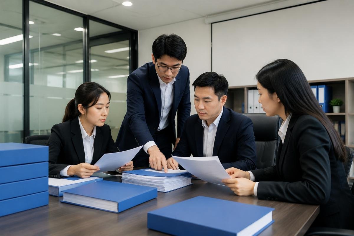 Supplier documentation verification workflow