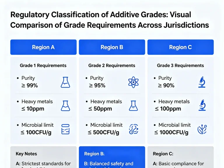 Additive Grades Explained: Industrial, Food, and Pharmaceutical?